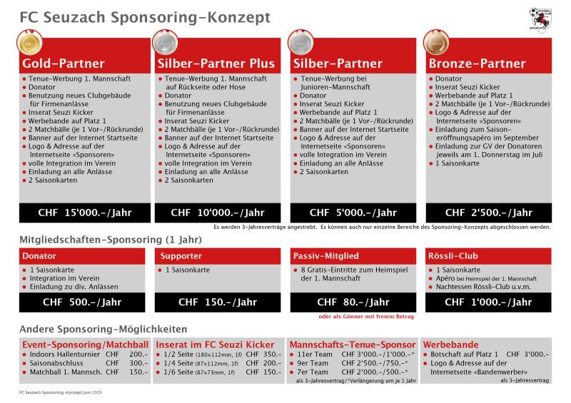Sponsoring-Konzept